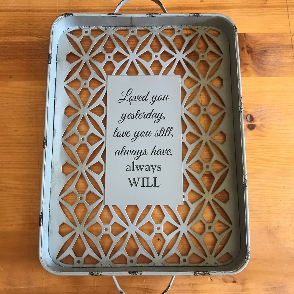 Metal Sign Tabletop Wall